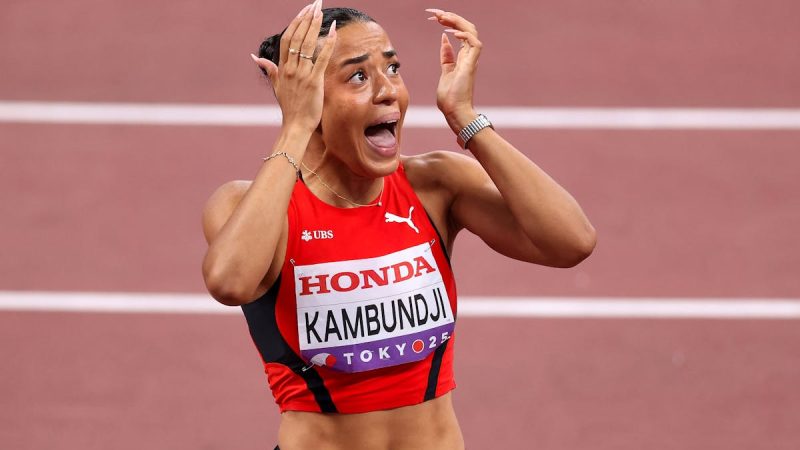 Ditaji Kambundji : une victoire historique aux Mondiaux de Tokyo et une émotion sincère
