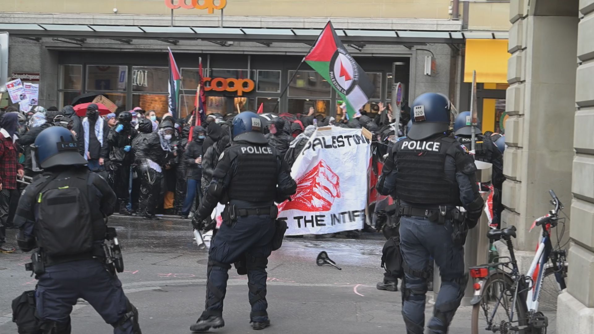 Berne : manifestation pro-Gaza et émeutes, 18 policiers blessés et dégâts estimés à plusieurs millions
