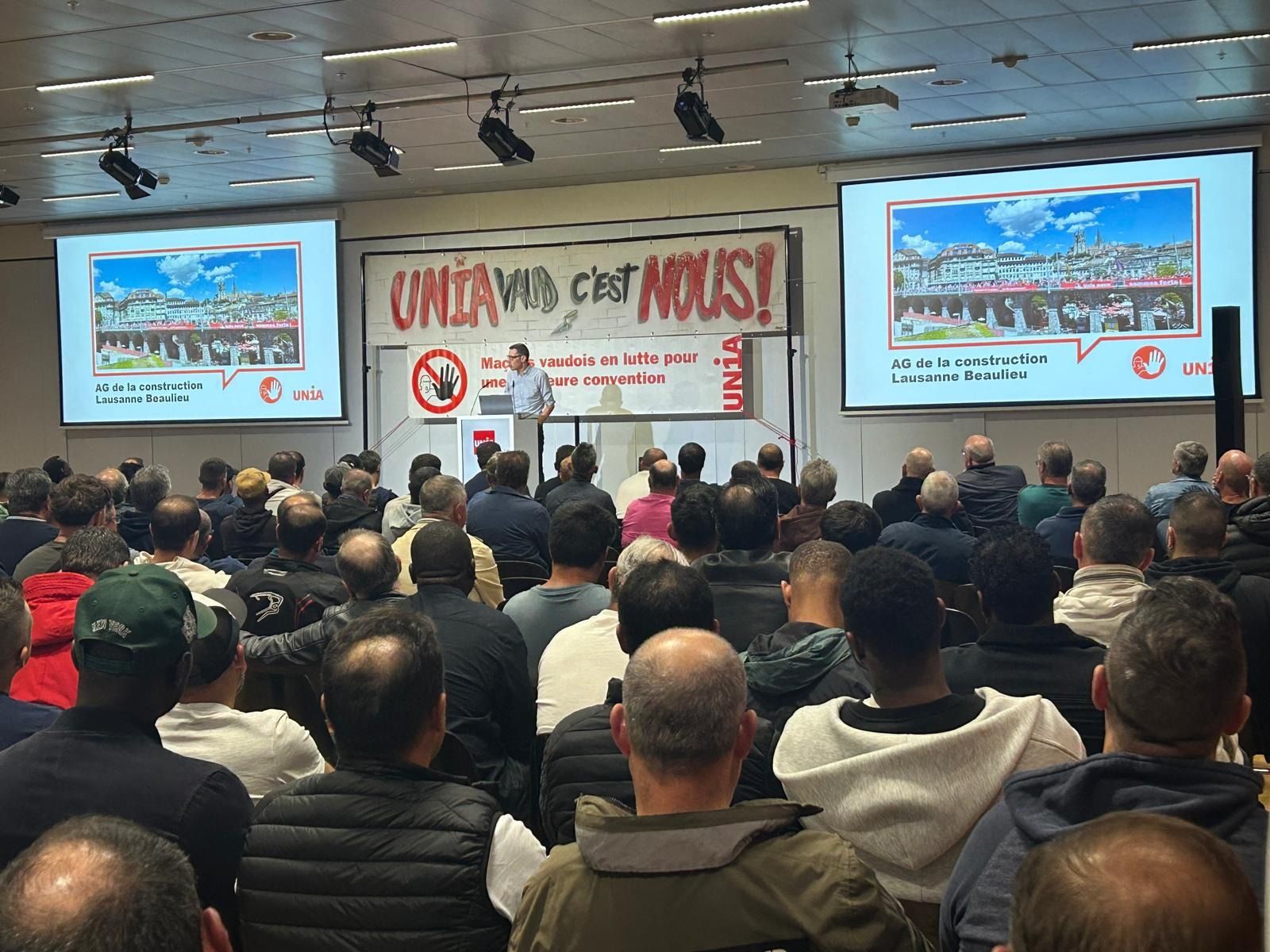 Grève de deux jours des maçons vaudois pour sauvegarder leur CCT face à des propositions perçues comme menaçantes